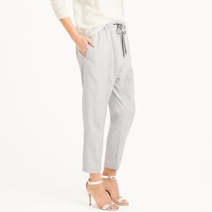 J Crew Heather Slouchy Harem Wool Drawstring Pant